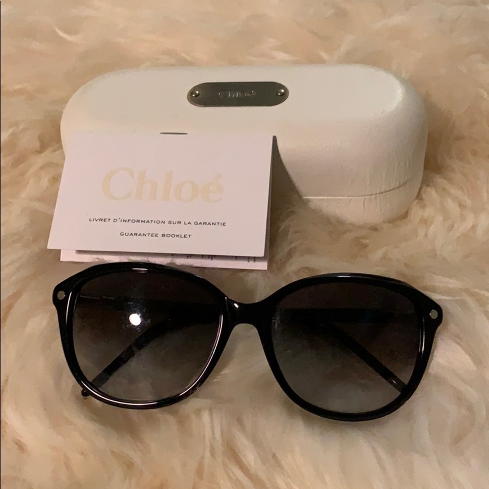 Authentic Chloe sunglasses with original case